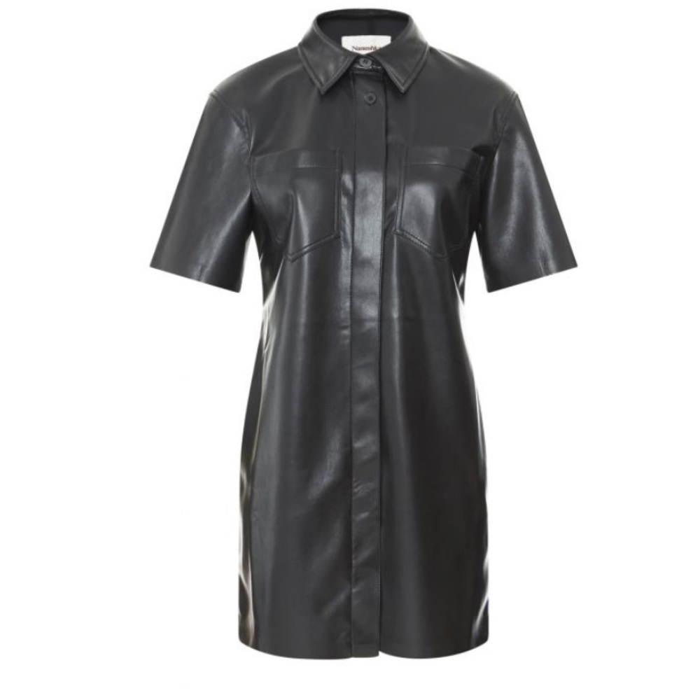 Nanushka faux leather dress